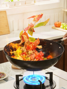 Liven | Traditional Non-stick Coating-free Iron Frying Pan
