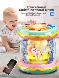 BEI JESS | Musical Educational Carousel Baby Drum