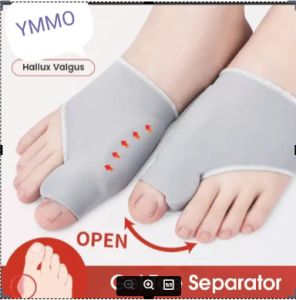 1 Pair Toe Separator Hallux Valgus Bunion Corrector Orthotics Feet Bone Thumb Adjuster Correction Pedicure Sock Straightener