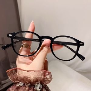 Kacamata Serbaguna & Dipersonalisasi: Gaya Retro Hitam, Fashion Bulat, dan Anti Cahaya Biru