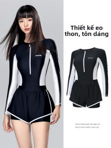 youyou | Đồ Bơi Dài Tay Kiểu Dáng Thanh Lịch Chống Tia UV