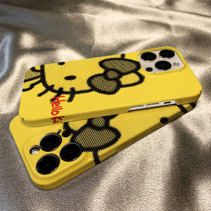 Kawaii Cartoon Kitty Cat Phone Case for iPhone 17 pro Max Frosted Full Cover Soft Shell Apple 17 New Model 17 pro Bright Face