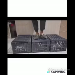 Keranjang Industri / Keranjang Krat Piring Mangkok / KERANJANG SERBA GUNA 40 LITER ABU METALIK MULTIPLAST