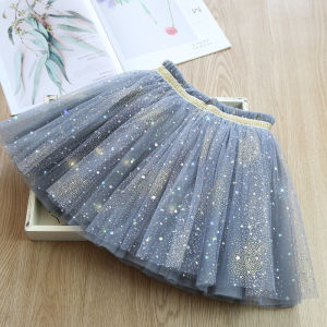 Chân Váy Bé Gái Váy Công Chúa Lấp Lánh Lấp Lánh Trẻ Em Xuân Hè Váy Ngắn Váy Bồng Voan Lưới 3 Bé Gái 5 Váy Công Chúa Em Bé 8