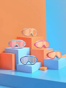 แว่นตาว่ายน้ำเด็ก กันน้ํา ป้องกันหมอก สวมใส่สบาย ตาโปน มุมมองภาพ HD ทนต่อการขัดถูแล ในรูปแบบด้วย พอดีในการป้องกันการรั่วซึม แว่นตาว่ายน้ำ แว่นตาว่ายน้ำ แว่นว่ายน้ำ แว่นว่ายน้ำผู้ใหญ่ เด็ก ผสมที่ดีที่สุด