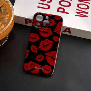 BILIBILI | Red Lightning Bolts For iPhone 17 16 15 14 13 Pro Max Air 17e Hard tpu Bumper Cover Coque Case Blank