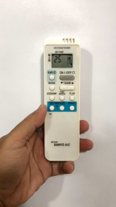 Remote Dùng Cho Máy Lạnh SANYO Điều Khiển Điều Hòa RCS-AX1 RCS-7S2E-G Kèm Pin AAA