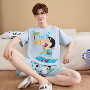 QIANSHUIMILU | Mens Summer Modal Thin Sleeping Wear