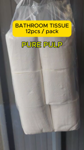 Moolah 12pcs/pack ROLL TISSUE 300 sheets 2ply virgin pulp / pure pulp bathroom kitchen business