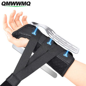 1PCS Carpal Tunnel Wrist Support Brace Adjustable Wrist Stabilizer with 2 Metal SplintsThumb No Pressure Hand Brace Left Right