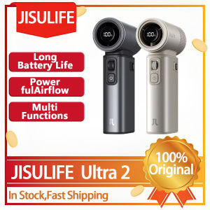 Original JISULIFE Handheld Fan Ultra 2 Powerful Turbo Jet Fan 100 Speeds 9000mAh Rechargeable Battery LED Display Outdoor Camping
