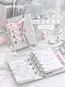 RosyPosy Ballet Series Loose Leaf Notebook High Aesthetic Value for High School Students Journaling Notebook Planner