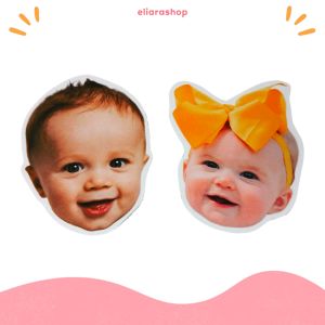 Magnet Kulkas Kepala Lucu / Souvenir Kulkas / Magnet Custom Gambar Wajah