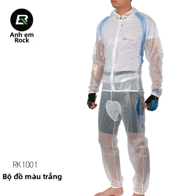 RockBros | Bộ Áo Mưa Cho Xe Đạp Thoáng Khí Có Thể Mang Đi