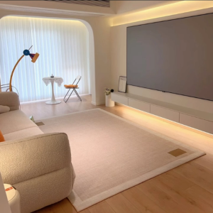 Living Room Carpet Bedroom Carpet Sofa Coffee Table Bedside Floor Rug – Wash-Free Wipeable