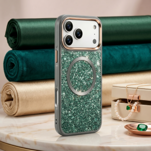 Fashion Luxury Full Coverage Soft Case Glitter Airbag Shockproof Phone Cover for iPhone 15 Pro Max 16 Pro Max 17 17 PRO MAX