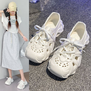 Womens Summer Outdoor Clog Shoes Thick Bottom Sandals Beach Walking Sensation Sporty Slip-On EVA Hollow out Casual Footwear