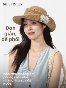 BILLI ZILLY | Mũ Rơm Chống Nắng Viền Phay