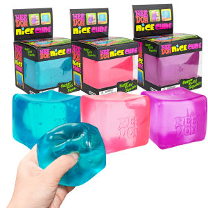 Schylling Needoh Nice Cube Sensory Stress Reliever Fidget Tool Slow Rising Desk Sensory Cube for Anxiety & Focus for Adults
