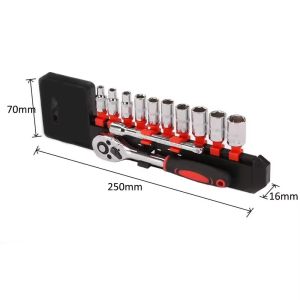 12 Pcs Set Wrench Socket Set Motorcycle Bicycle Repairing Tool Hardware Car Boat Auto Repair Tools Bike Multitool Bike Tool Kit