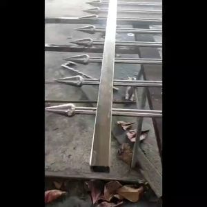 304 Stainless Steel Conical Arrow with Base Gate Window Fence Post Cap Yard Fence Tip Silver