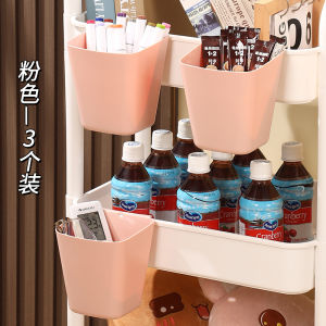 Hanging Basket Desk Organizer Pen Holder Storage Box Circular Shape Plastic Material for Home And Office Decoration And Storage