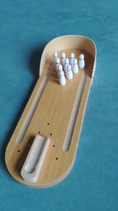 Bộ Đồ Chơi Bowling Để Bàn Thiết Kế Nhỏ Nhắn Giúp Rèn Luyện Trí Tuệ Dành Cho Ba Mẹ Và Bé