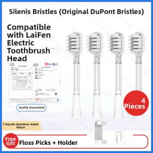 Universal Next-Generation Sweeping Vibration Electric Toothbrush Head Compatible with Laifen LFTB01-P Soft Bristles Deep Cleaning