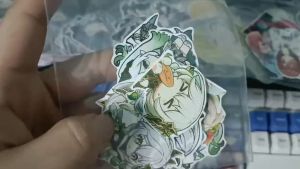 Genshin Impact - Set 10/15 Sticker Nahida/Thảo thần game Genshin Impact hình dán chibi cute trang trí vali điện thoại laptop mũ bảo hiểm..siêu đẹp chống nước
