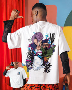 Japanese Anime Mens Short Sleeve T Shirt Summer Y2k Streetwear Fashion Graphic Tees Hip Hop Casual Tops Fashion Mens Clothing