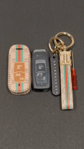 For Honda PCX 160 / ADV 160 / Click 160 / Scoopy 2023 Sarung Kunci Remote Key Leather Case Cover Keychain Accessories