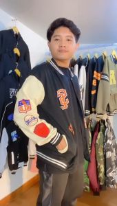 Jaket Bomber Baseball Varsity/Motif Full Premium/Harimau Varsity Baseball/Jaket Varsity Pria
