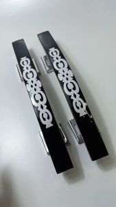 2buah handle gagang tarikan pintu rumah panjang 33cm dan 1 buah slot body kunci rumah untuk daun pintu 1 pintu depan dan kamar