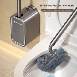 Wall-mounted Non-slip Long-handle Cleaning Brush