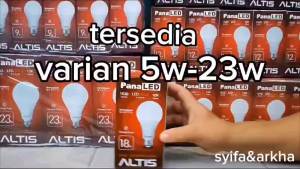 Lampu LED Bohlam LED Panaled Altis Cahaya Putih Garansi 1 Tahun