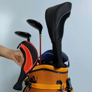 Braun Mall - All Fairway And Driver Golf Head Covers 1680D ถุงครอบไม้กอล์ฟ ป้องกัน ไดรเวอร์ 1 3 5 แฟร์เวย์ ตาข่ายเปลี่ยนได้ / หลากสี 3 ชิ้น