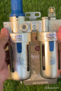 XCPC BFC4000-1/2 Pneumatic Air Control Unit Compressor Two Elements Pressure Regulator and Filter 8 Bar 1/2"