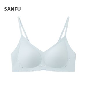 SANFU | Lightly Lined Wire-Free Comfortable Bra Small Chest Gathering