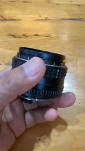 เลนส์มือหมุน SMC PENTAX-M MACRO  50MM.F4  PK MOUNT