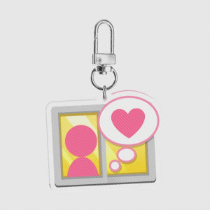 Bandai | for Hot Game Peripheral Tomodachi Life Acrylic KeyChain Custom Cartoons Creativity Exquisite Festival Gift Decoration Pendant