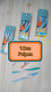 1 Pack Bolpen KINGSMAN V-36 isi 12 | Ballpoint | Pulpen Ulir | Pulpen Lilin Murah