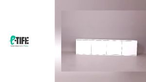 E-TIFE Meja TV Lemari TV Kabinet TV Multifungsi Lemari Penyimpanan Berdiri Di Lantai