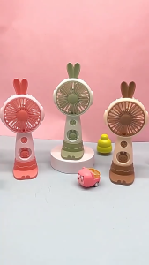 พัดลมมือถือ พัดลมมินิ Mini Fan กระต่าย รุ่น K-521