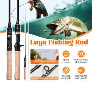 UL High Carbon Fiber Fishing Rod 1.65m/1.8m Fishing Rods Ultralight Spinning Rod Ultralight Baitcasting Rod EVA Handle Fishing Rod