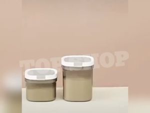 TOP SHOP Leakproof Airtight Food Storage Containers Set Stackable Storage Jar with Dustproof Lids for Kitchen Organization