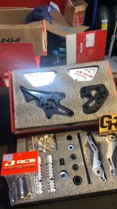 Footstep Footrest Ninja 250 FI Karbu Z250 RCB Racingboy