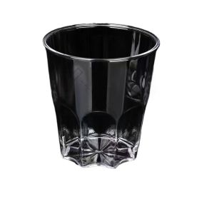 Thickened Plastic Hard Cup Space Flight Cup Drinking Water Cup Tea Cup Crystal Clear Disposable Tableware for Home Use