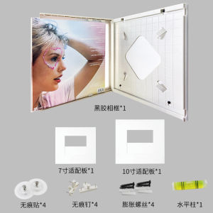 MayRecords Black Vinyl Record Display Shelf Picture Frame Wall Hanging Storage for 12 10 7 Inch LP Albums Audio Accessories