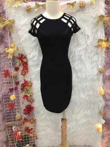 Đầm Body Mini Đi Tiệc 2 hand hiệu Bebe- Size S🌹(#Đ206)