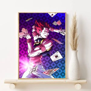 Bandai | Bộ Tranh Kim Cương Tự Làm 5D Hunter X Hunter Hisoka Đính Đá Phủ Kín Toàn Bộ Tranh Ghép Thẩm Mỹ Đồ Thủ Công Mỹ Nghệ Trang Trí Nhà Cửa Phòng Khách Phòng Ngủ Quầy Bar